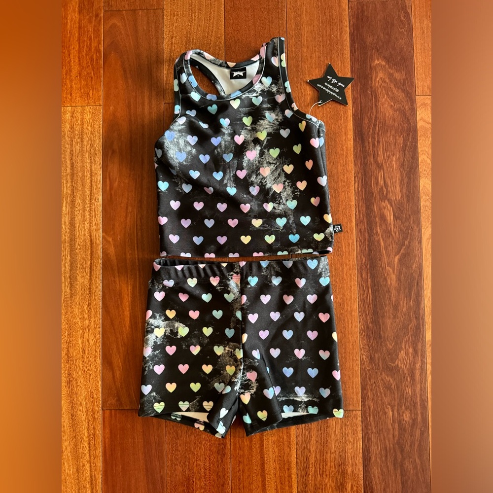 Pixie Lane Cropped Raceback Tank & Tumble Short
